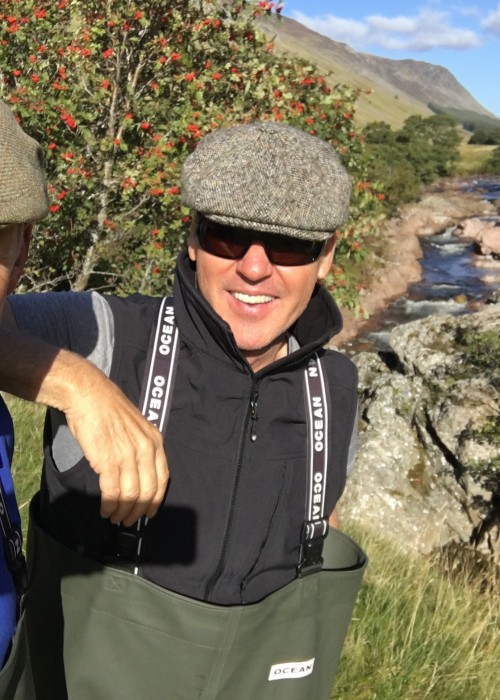 Jock Monteith was hired by the famous Hollywood actor Michael Keaton to be his personal guide for the day up on the River Tilt near Blair Atholl.