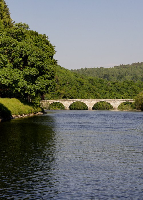 This historic bridge spans the River Tay at Dunkeld and was built over 200 Years ago. I often wonder how many salmon have swum under its arches during the same time frame.